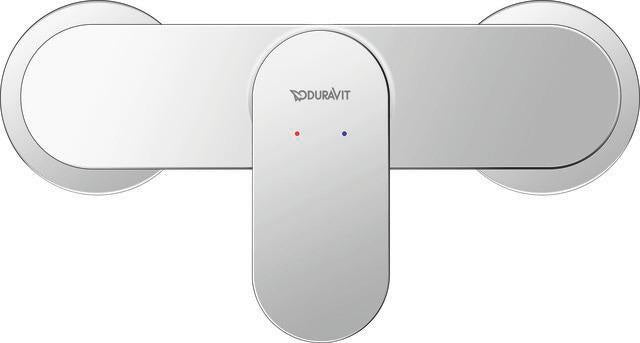 DURAVIT Wave Einhebel-Brausemischer Aufputz Keramikmischsystem Chrom