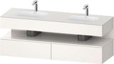 DURAVIT Qatego Studio F. A. Porsche Waschtischset 1600 mm mit Konsolenwaschtischunterbau, 2 Auszüge