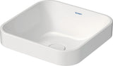 DURAVIT Aufsatzbecken Happy D.2 Plus 400 mm Weiß mit WonderGliss – ohne Überlauf, geschliffen