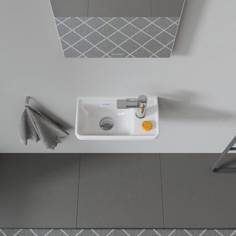 Duravit D-Neo Einhebel-Waschtischmischer mit Zugstange, Chrom – 94 mm Ausladung