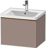 Duravit D-Neo Waschtischunterbau 584 mm Eiche Terra Matt wandhängend mit Soft-Close-Auszug