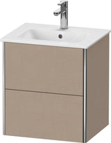 Duravit XSquare Waschtischunterbau wandhängend, 2 Schubkästen, Weiß Matt