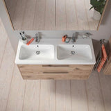 DURAVIT D-Code Spiegelschrank 1200 mm mit LED-Beleuchtung, 2 Türen, Front- und Innenspiegel