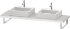 weiß / Spanplatte / Konsole variabel L-Cube 2 Ausschn.,45 xvarx550,Weiß Matt