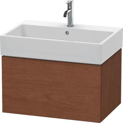 Duravit L-Cube Waschtischunterbau 684 mm taupe supermatt mit Tip-On-Technik