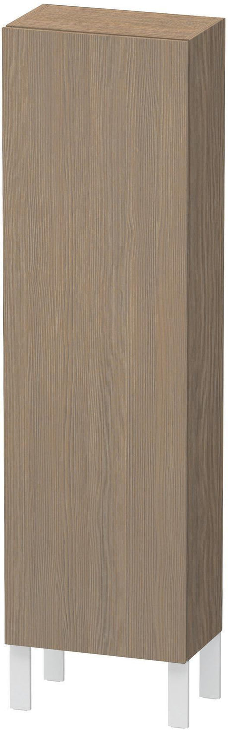 Duravit Halbhochschrank L-Cube 243x400x1320mm 1 Tür links, Amerikanisch Nussbaum