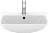 DURAVIT Waschtisch ME by Starck 550 mm Weiß Seidenmatt mit Überlauf und Hahnloch