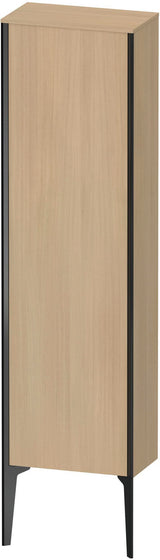 DURAVIT XViu Halbhochschrank 1330 mm Eiche matt – Wandhängend, Push-Open, Soft-Close