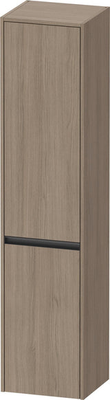 DURAVIT Ketho.2 Hochschrank 1760 mm, wandhängend, Eiche Terra matt, 2 Türen, Tip-On