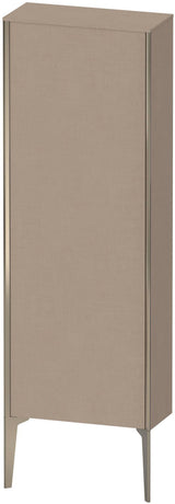 Duravit XViu Halbhochschrank 1330 mm, rechts, champagner matt/basalt matt, 1 Tür