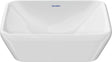 Duravit D-Neo Aufsatzbecken 400x400mm Weiß mit HygieneGlaze – Quadratisches Design