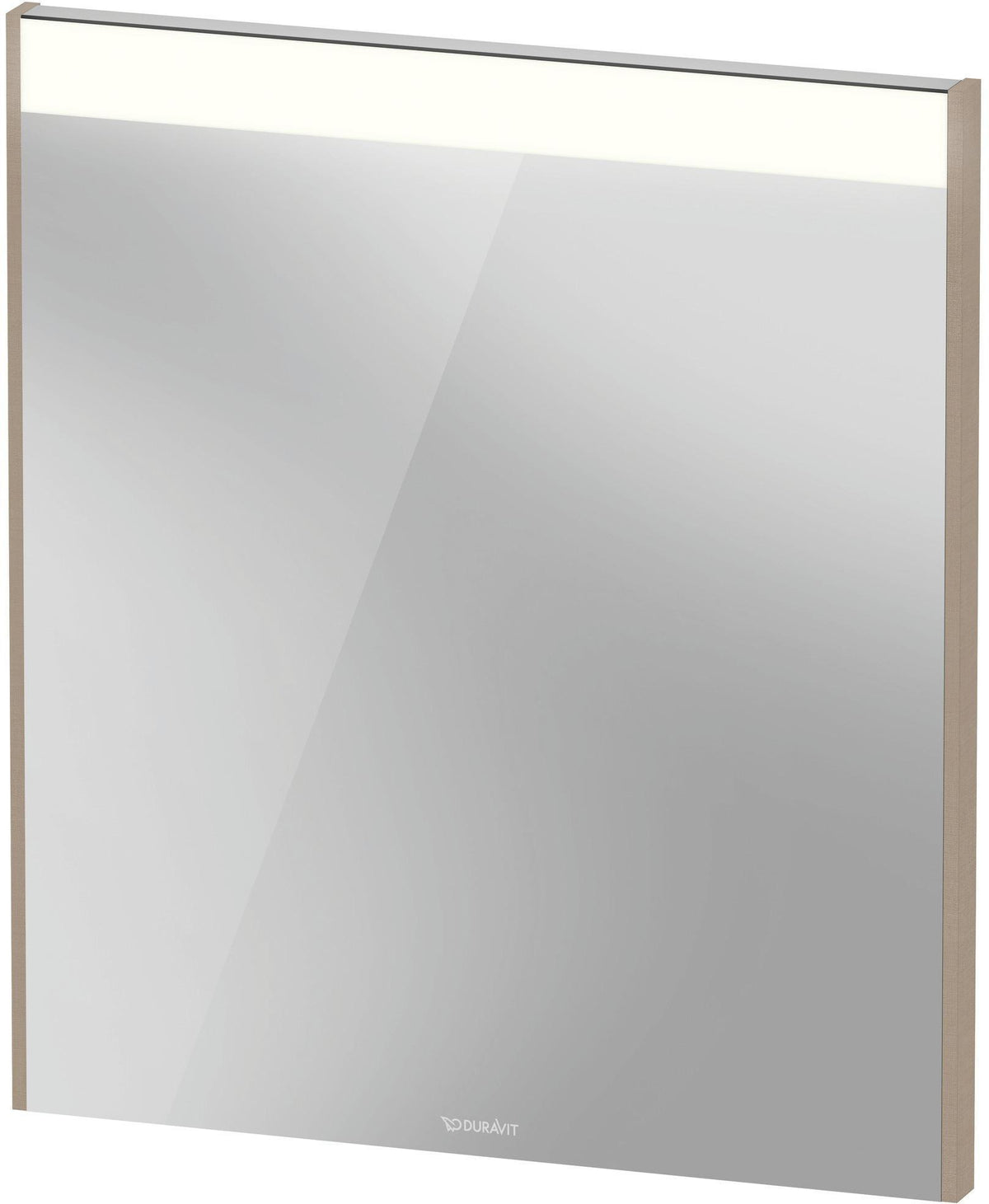 DURAVIT Brioso Spiegelschrank mit Beleuchtung 700x620x45 mm Eiche Natur – Badspiegel mit LED