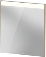 DURAVIT Brioso Spiegelschrank mit Beleuchtung 700x620x45 mm Eiche Natur – Badspiegel mit LED