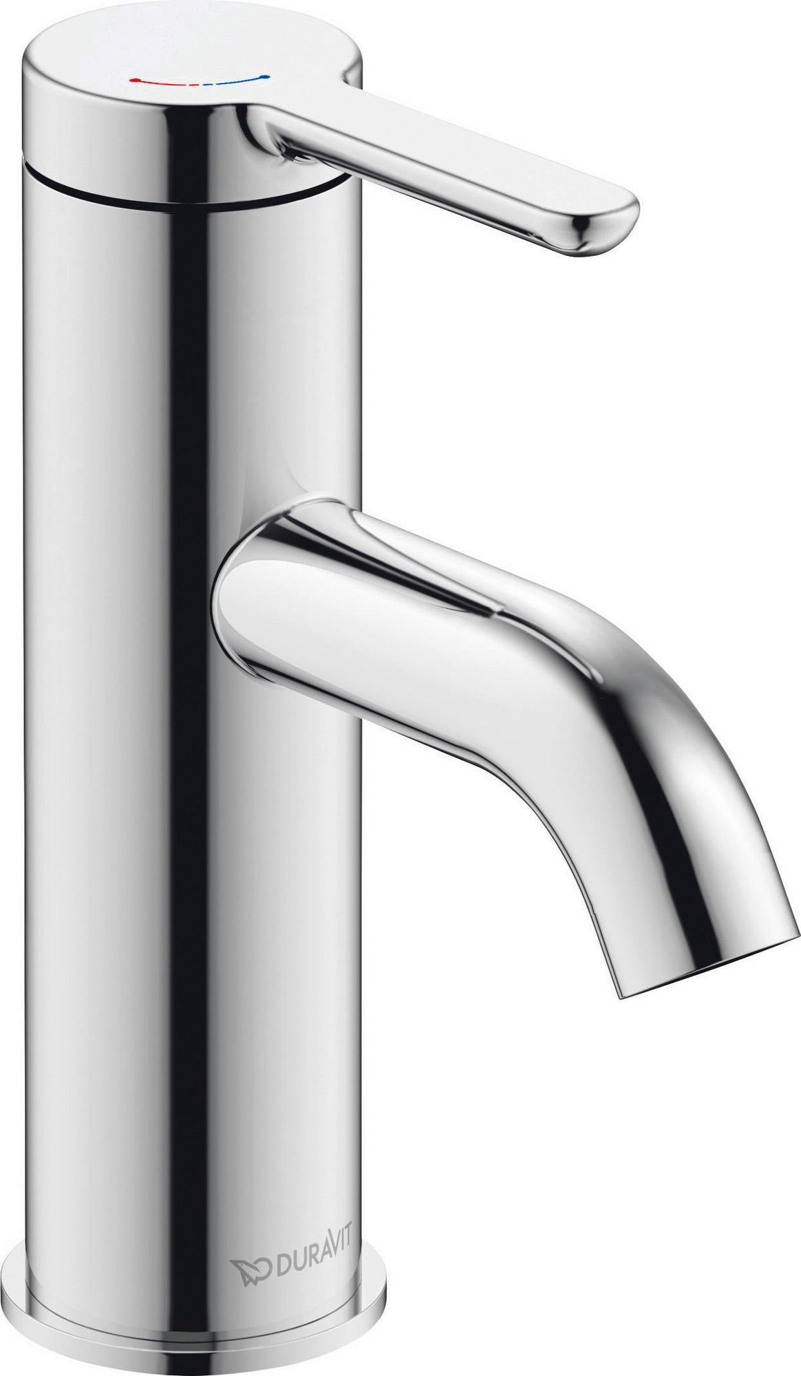 DURAVIT C.1 Einhebel-Waschtischmischer mit FreshStart, MinusFlow und Zugstange, 91 mm Ausladung