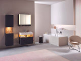 DURAVIT Wave Einhebel-Wannenmischer Unterputz mit Keramikmischsystem und Umstelleinheit in Chrom