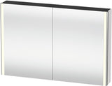 DURAVIT XSquare Spiegelschrank 1200 mm mit LED-Beleuchtung, 2 Türen und Soft-Close
