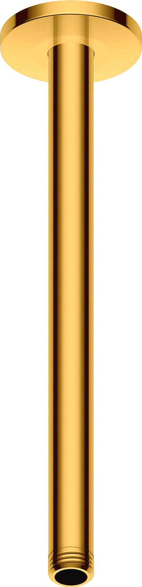 DURAVIT Brausearm L 300mm Deckenmontage Rosette Rund Gold Poliert