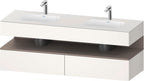 weiß / QA EWT m.Kon-WTU,1600x550x600mm,WPl:2 Ni-Bel,Weiß Supermatt,Ni:Basalt Matt,De