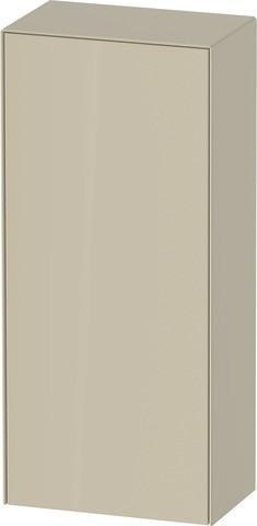 Duravit Halbhochschrank White Tulip 400 mm, Tür links, Nussbaum/Taupe – wandhängend mit Soft-Close