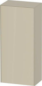 Duravit Halbhochschrank White Tulip 400 mm, Tür links, Nussbaum/Taupe – wandhängend mit Soft-Close