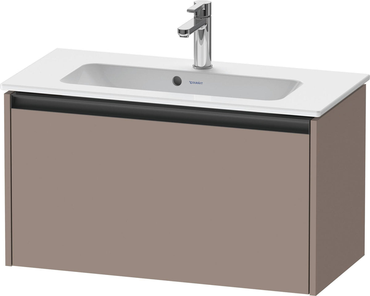 DURAVIT Ketho.2 Waschtischunterbau 810 mm betongrau matt mit Auszug und Soft-Close