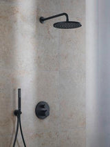 DURAVIT Stabbrause Rain Chrom – Runde Handbrause mit Antikalksystem, 1/2″ Anschluss