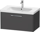 Duravit D-Code 2.0 Waschtischunterbau wandhängend 784 mm Weiß Matt mit Auszug und Soft-Close