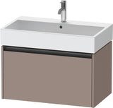 Duravit Waschtischunterbau Ketho.2 wandhängend 460x784x440mm Betongrau Matt 1 Auszug
