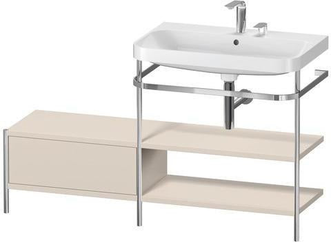 Duravit Waschtischunterbau Happy D.2 Plus 1400x490 mm Metallkonsole supermatt