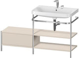 Duravit Waschtischunterbau Happy D.2 Plus 1400x490 mm Metallkonsole supermatt