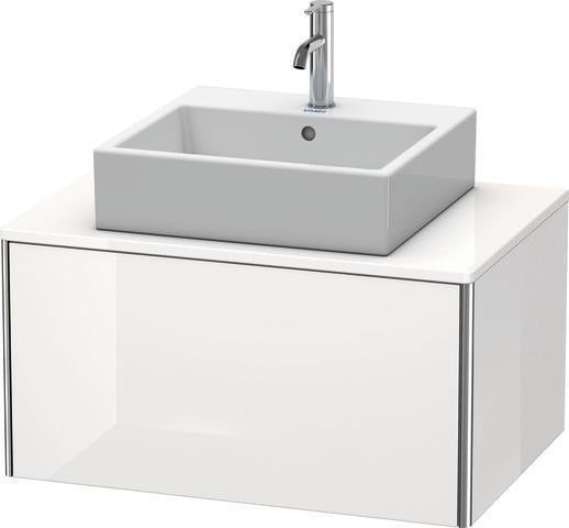 Duravit XSquare Waschtischunterbau 800 mm wandhängend, 1 Auszug, ohne Armatur, seidenmatt