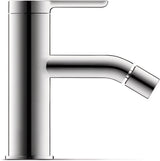 DURAVIT C.1 Einhebel-Bidetmischer Schwarz Matt 121 mm mit Zugstangen-Ablaufgarnitur