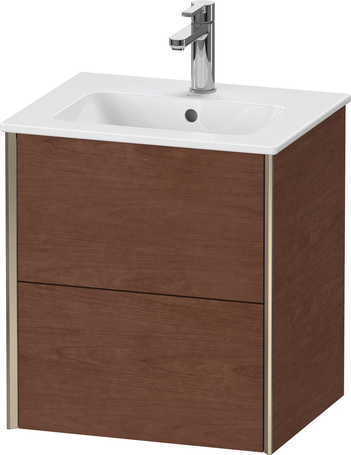 DURAVIT XViu Waschtischunterbau wandhängend 510 mm mit 2 Schubkästen und Tip-on Technik