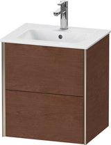 DURAVIT XViu Waschtischunterbau wandhängend 510 mm mit 2 Schubkästen und Tip-on Technik