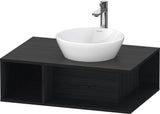 Duravit D-Neo Waschtischunterbau 800 mm Betongrau Matt – Wandhängend, 1 offenes Fach links