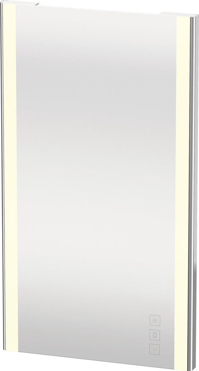 Duravit XSquare Spiegel 450x800mm chrom mit LED-Beleuchtung und Dimmfunktion