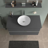 DURAVIT Sivida Spiegel Ablage 1000 mm Chrom/Nussbaum Matt – Badablage mit Befestigungsmaterial