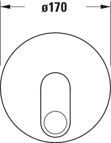 DURAVIT B.3 Einhebel-Brausemischer Unterputz Fertigmontageset Chrom