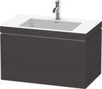 weiß / Sanitärkeramik / graphit supermatt