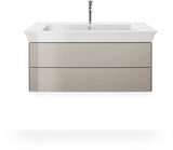 DURAVIT White Tulip Möbelwaschtisch 1050 mm Weiß mit Überlauf und WonderGliss