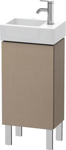 Duravit L-Cube Waschtischunterbau 582x364x241mm betongrau matt, Anschlag links, 1 Tür