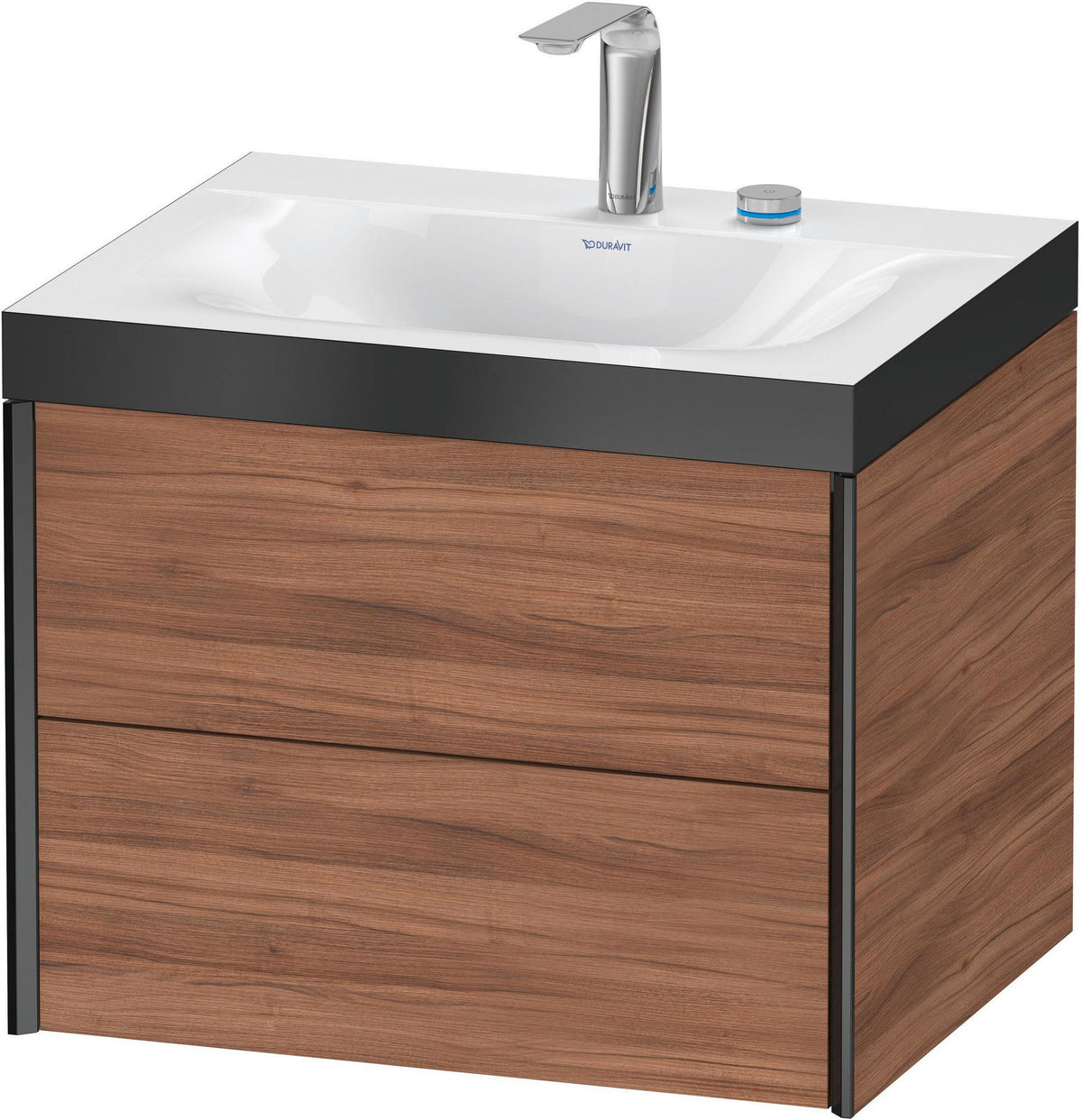 DURAVIT XViu Waschtischunterbauset mit 2 Schubkästen, 480x600x503mm, Nussbaum