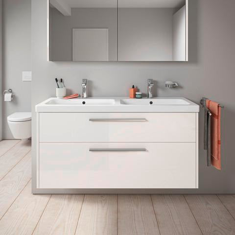 DURAVIT D-Code 2.0 Waschtischunterbau 1184 mm mit Schubkasten und Soft-Close in Weiß Matt