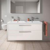 DURAVIT D-Code Spiegelschrank 1200 mm mit LED-Beleuchtung, 2 Türen, Front- und Innenspiegel