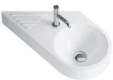 DURAVIT Handwaschbecken Architec 645 mm, weiß, mit Hahnlochbank, ohne Überlauf – Wandmontage