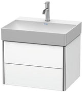 DURAVIT XSquare Waschtischunterbau 584 mm – Wandhängend mit Schubkasten und Siphonausschnitt