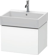 Duravit L-Cube Waschtischunterbau 584 mm taupe supermatt mit Tip-On und Dämpfung
