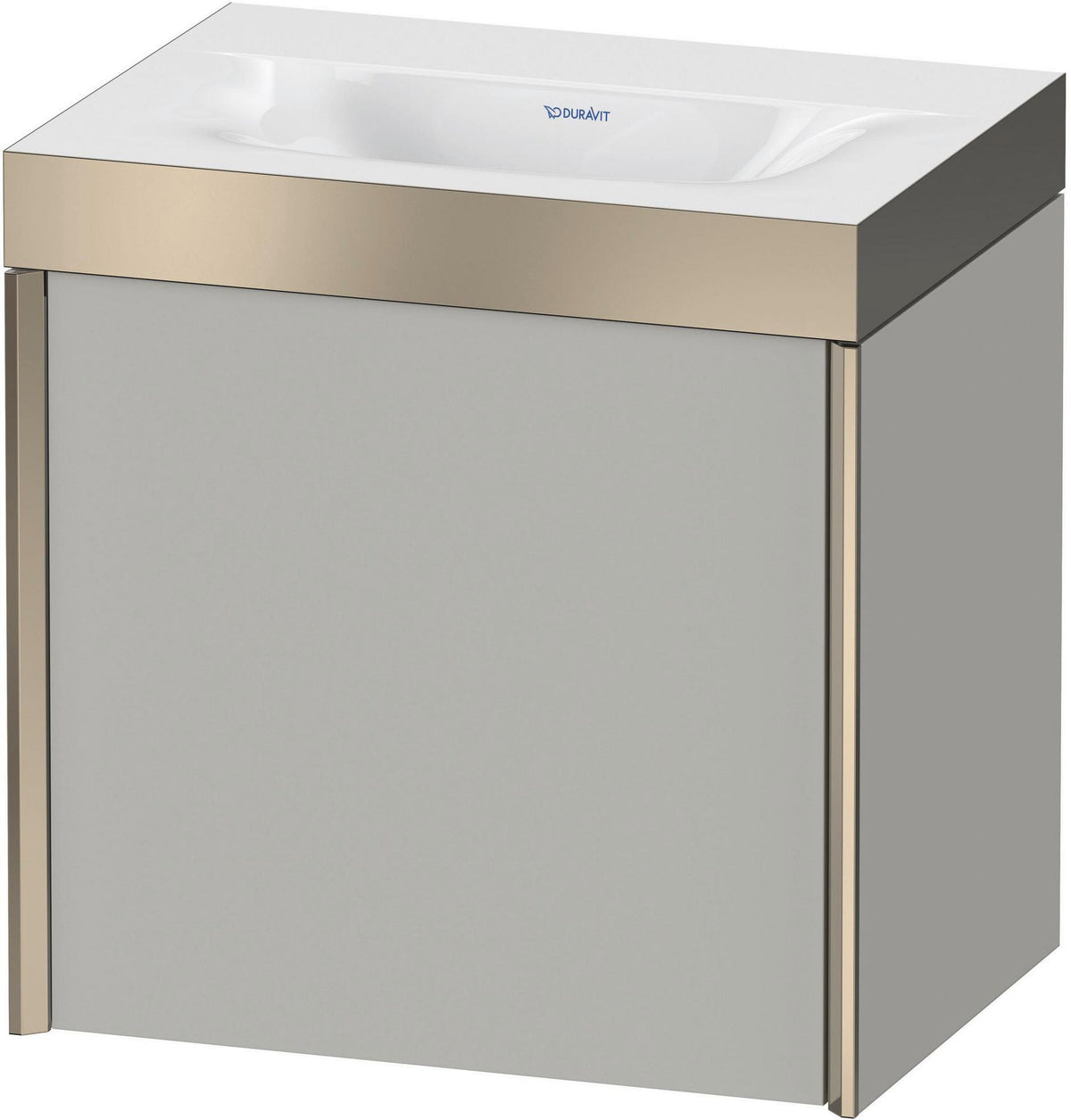 DURAVIT XViu c-bonded Waschtischunterschrank 450 mm wandhängend mit 1 Tür und Siphon