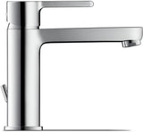 DURAVIT B.2 Einhebel-Waschtischmischer mit Zugstange, Chrom – 138,5 mm Ausladung