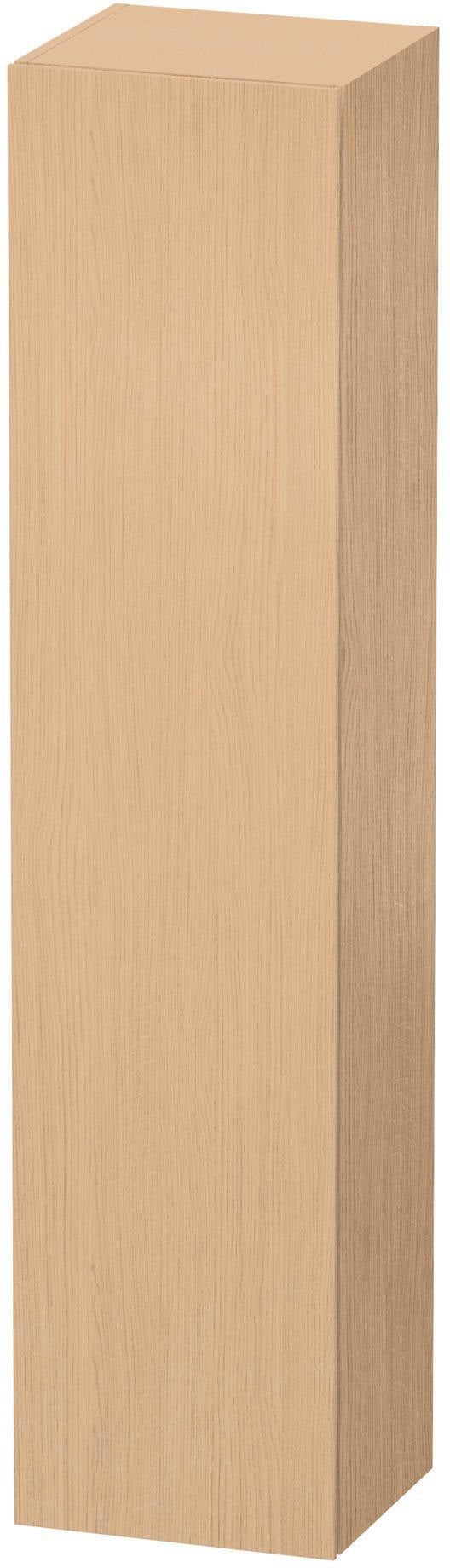 Duravit Hochschrank L-Cube 363x400x1760mm 1 Tür rechts Eiche Natur – Wandhängend, Soft-Close